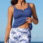 🏖️Letzter Tag 50% Rabatt💥🏝️Bauchkontrolle Zweiteiliges Tankini-Set