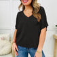 🌟LETZTER TAG VERKAUF 50% RABATT💗💥 Ultimate Comfort Style Damen V-Ausschnitt Sommer T-Shirt