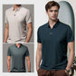 🎁Men's Casual Revers Atmungsaktiv Knitterfrei T-shirt