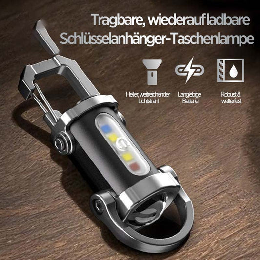 【3-in-1 Multifunktionsgerät】Schlüsselanhänger-Taschenlampe1