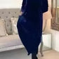 🎁Neues schlankes langes Kleid mit Rundhalsausschnitt🎁