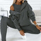⏳Zeitlich begrenztes Sonderangebot €33,98⏰Lässiger und bequemer Sweatshirt-Anzug mit Kapuze