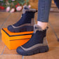 Wasserdichte warme Damen-Schneestiefel mit Reißverschluss