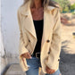 🍁Herbstverkauf 50% rabatt🍁Damen Casual Revers Langarm Jacke