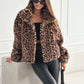 🛒Ein schöner schrank für die frauen,✨ Eine jacke mit leopardenfell im winter