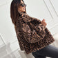 🛒Ein schöner schrank für die frauen,✨ Eine jacke mit leopardenfell im winter