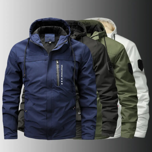 ❄️Winter Specials❄️ Herren Freizeitjacke Windbreaker mit dicker Kapuze