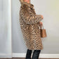 ✨49 % Rabatt💖 Damenjacke in Leopardenoptik, mittellang✈️ versandkostenfrei