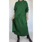 💝✨Unregelmäßiges, lockeres, lässiges Patchwork-Maxikleid