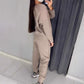 🎁Kostenlose Lieferung🔥Damen Glitter Rhinestone Sweatshirt & Casual Hose 2-teiliges Set