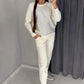 🎁Kostenlose Lieferung🔥Damen Glitter Rhinestone Sweatshirt & Casual Hose 2-teiliges Set
