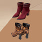 Women's Faux Suede High-Heel Ankle Boots