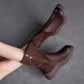 ✨Trendige Damen-Stiefeletten mit Reißverschluss und dickem Futter✨