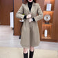 2024 Neues Design🌸❄️Langer warmer Trenchcoat für Frauen👗