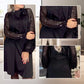 🌈Heiße Neuankömmling 49% Rabatt🌈Pailletten-Patchwork-Krawattenkleid für Frauen