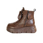 Damenstiefel mit Plüschfutter aus Leder