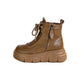 Damenstiefel mit Plüschfutter aus Leder