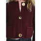 ❄️Was soll ich morgen anziehen❄️Damen Mode Cut-Out Strickjacke