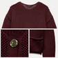 ❄️Was soll ich morgen anziehen❄️Damen Mode Cut-Out Strickjacke