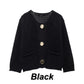 ❄️Was soll ich morgen anziehen❄️Damen Mode Cut-Out Strickjacke