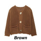 ❄️Was soll ich morgen anziehen❄️Damen Mode Cut-Out Strickjacke