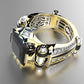🎁Heißer Verkauf🔥 Robuster Vintage-Ring mit breitem Zirkonia