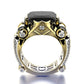 🎁Heißer Verkauf🔥 Robuster Vintage-Ring mit breitem Zirkonia