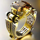 🎁Heißer Verkauf🔥 Robuster Vintage-Ring mit breitem Zirkonia