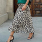 Women’s 2-Piece Sweatshirt & Leopard Print Skirt Set