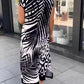 💖Begrenzter Ausverkauf 50% OFF💖Lässiges bedrucktes kurzärmeliges Kleid