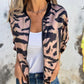 🌸Frühjahrsverkauf 50% Rabatt🌸Frühling Damen Reißverschluss Zebra Druck einteilige Jacke