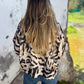 🌸Frühjahrsverkauf 50% Rabatt🌸Frühling Damen Reißverschluss Zebra Druck einteilige Jacke