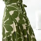 💖Letzter Tag 50% OFF💖Damen Casual Resort Print Geraffte Tunika Kleid