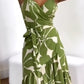 💖Letzter Tag 50% OFF💖Damen Casual Resort Print Geraffte Tunika Kleid