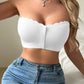 🥇🔥Letzter Tag 50% Rabatt!🔥Nahtloser trägerloser Bandeau-BH mit Frontverschluss