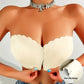 🥇🔥Letzter Tag 50% Rabatt!🔥Nahtloser trägerloser Bandeau-BH mit Frontverschluss