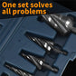 🧰5-Piece HSS Step Drill Bit Set for Metal