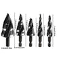 🧰5-Piece HSS Step Drill Bit Set for Metal