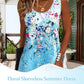 Ärmelloses Sommerkleid mit Blumenmuster für Damen