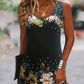 Ärmelloses Sommerkleid mit Blumenmuster für Damen