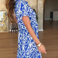 ⏳Begrenzte Zeit 50% Rabatt💥Langes Damenkleid mit lässigem Print in A-Linie