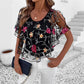 🔥Bedrucktes Mesh-Patchwork-Top für Frauen