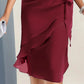 💃Elegantes Mode-Einfarbiges Kleid