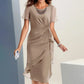💃Elegantes Mode-Einfarbiges Kleid