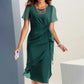 💃Elegantes Mode-Einfarbiges Kleid