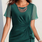 💃Elegantes Mode-Einfarbiges Kleid