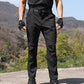 Herren Cargo-Hose in Uni, Slim-Fit für Frühling und Herbst