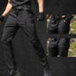 Herren Cargo-Hose in Uni, Slim-Fit für Frühling und Herbst
