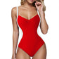 Figurformender Badeanzug mit UV-Schutz und seidigem Finish