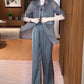 Damen 3-teiliger Set: Hemdjacke, Tanktop und Hose